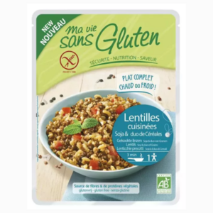 Ma Vie Sans - Gekookte linzen soja &amp; granenduo glutenvrij bio - 220 gram