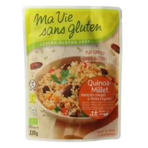 Ma Vie Sans - Quinoa gierst rode bonen &amp; groente glutenvrij bio - 220 gram