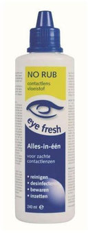 Eyefresh No rub alles in een vloeistof zachte lenzen - 240 ml