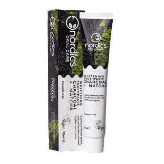 Charcoal Matcha Whitening Toothpaste 75ml - Nordics