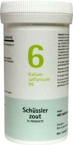 Kalium sulfuricum 6 D6 Schussler - 400 tabletten