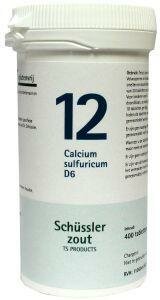  Calcium sulfuricum 12 D6 Schussler 400 tabletten