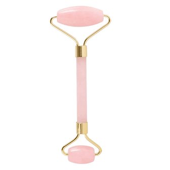 Rose Quartz Roller | Premium| Met zink legering