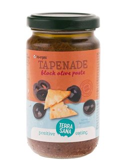 Zwarte olijven tapenade 180 gram