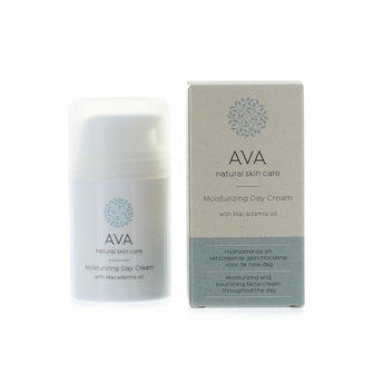 Ava Moisturizing day cream with organic macadamia oil 50ml