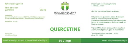 How2behealthy - Quercetine - 60 capsules