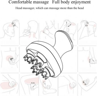 Professioneel Hoofdmassage Apparaat &ndash; Elektrisch Massageapparaat - Scalp Massager