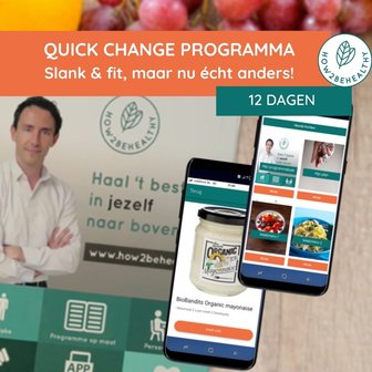 Quick Change Programma afvallen in 12 dagen