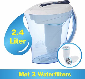 ZeroWater - 2,4 liter filterkan - met TDS meter