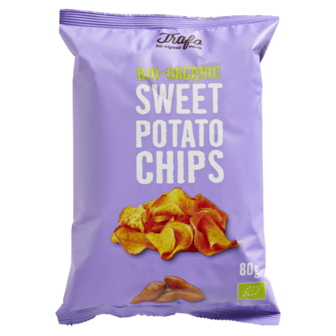 Trafo Zoete aardappel chips 80 gram