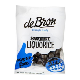 De Bron - Zoete dropbolletjes - Sweet Liquorice - 100 gram