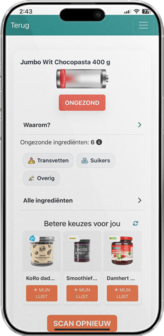 How2behealthy Supermarkt Barcodescanner