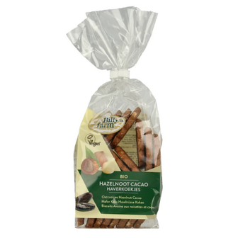 Haverkoekjes hazelnoot-cacao