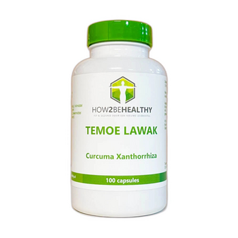 How2behealthy - Temulawak  + Bioperine - 100 capsules