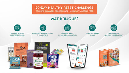 90 dagen healthy reset programma compleet pakket coaching app voeding