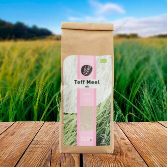 Biologische Teff meel wit 500 gram