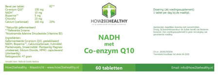 ELVITAAL NADH MET CO-ENZYM Q10 60 TABLETTEN