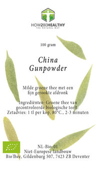Gunpowder groene thee - Bio thee - 100 gram 
