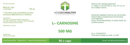 L-Carnosine 500 mg