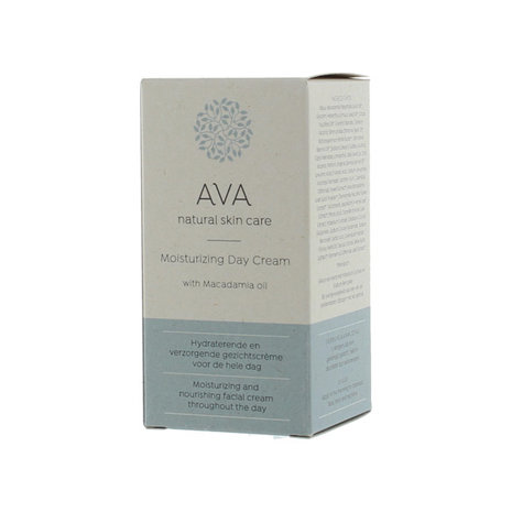 Ava Moisturizing day cream with organic macadamia oil - 50m