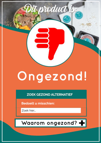 How2behealthy app - zoekresultaat productscan