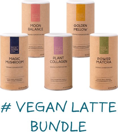 Your Super - VEGAN LATTE BUNDLE - Meer energie, minder stress en beter slapen