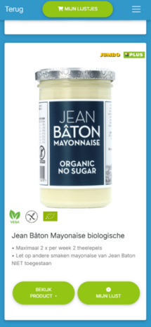 Cure4Life App - 1, 3, 6 of 12 mnd - boodschappen