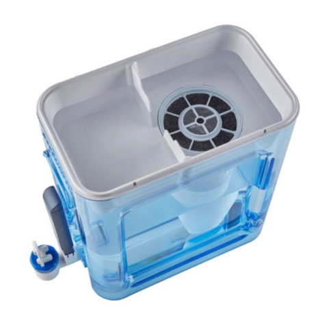 ZeroWater - 5,2 liter filtersysteem - met TDS meter - bovenkant