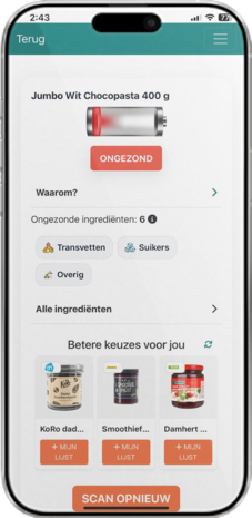 How2behealthy Supermarkt Barcodescanner