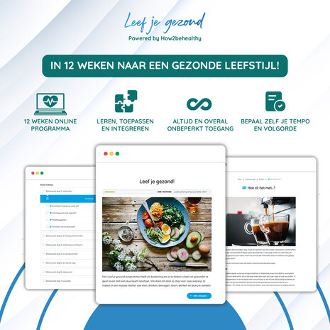 12 weken leef je gezond programma online cursus voeding en leefstijl