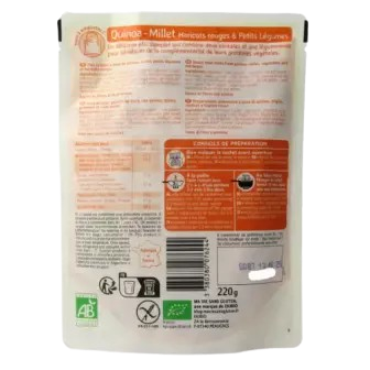 Ma Vie Sans - Quinoa gierst rode bonen & groente glutenvrij bio - 220 gram