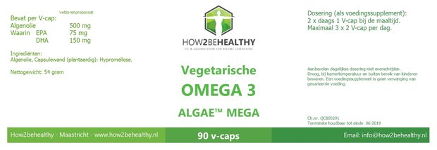 Vegetarische Omega 3