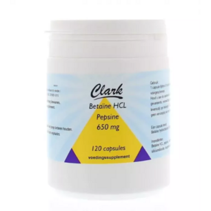 Clark - Betaine HCL 650 - 120 capsules Clark - Betaine HCL 650 - 120 capsules