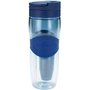 ZeroWater - Blauwe drinkbeker met draaidop 0,8 liter met gratis filter