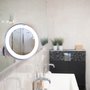 Make-Up en Scheer Spiegel met Ringverlichting - 360° Verstelbare Wandbevestiging met zuignap.