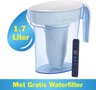 ZeroWater - 1,7 liter filterkan - met TDS meter